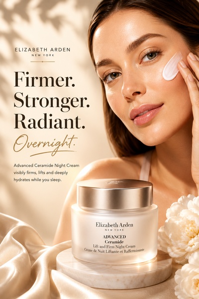 night cream, face moisturizer, anti aging cream, firming cream, skin hydration cream, skincare, bestseller push, editorial, lifestyle, luxurious, calm, neutral, gold