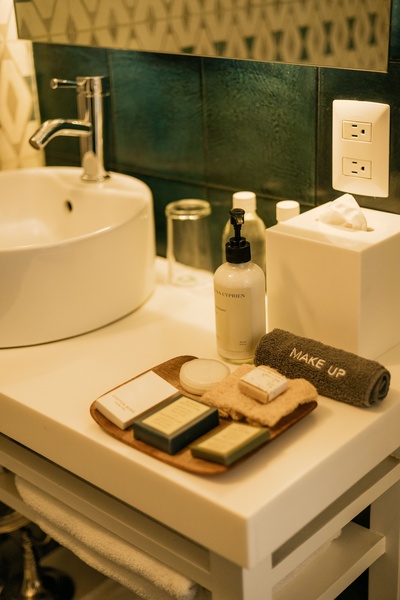 Hotel Bathroom Amenity Display
