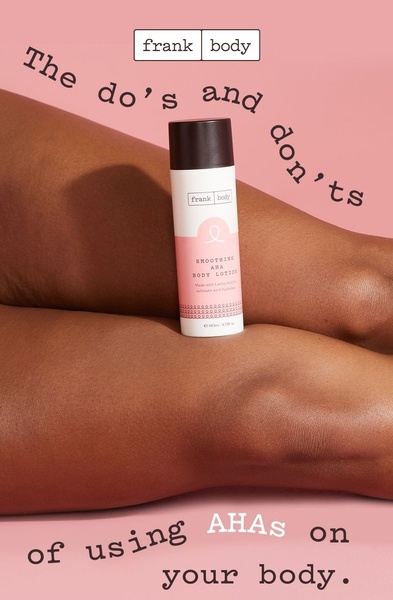 body lotion, moisturizer, body cream, skincare product, exfoliating lotion, product demo, lifestyle, playful, pink, brown