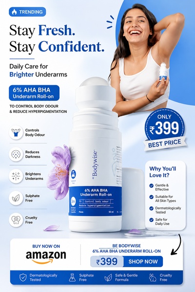 underarm roll-on, deodorant roll-on, underarm treatment, antiperspirant roll-on, skincare roll-on, discount offer, bestseller push, lifestyle, fresh, trustworthy, blue, neutral