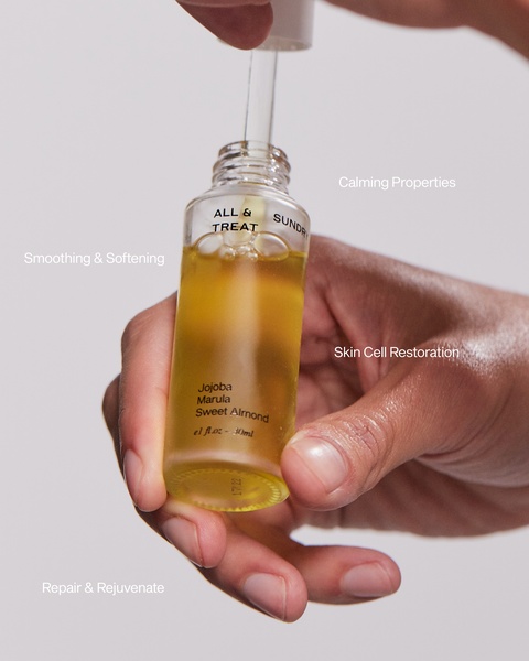 face oil, facial serum, skincare oil, beauty oil, moisturizing serum, product demo, minimalist, lifestyle, calm, trustworthy, neutral, yellow