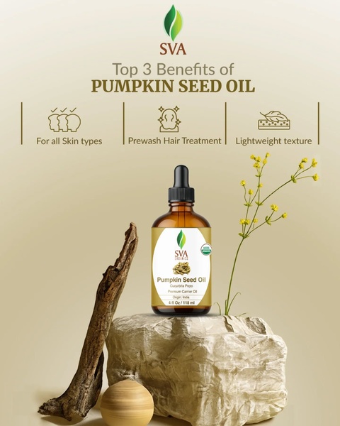 pumpkin seed oil, carrier oil, organic hair oil, facial oil, skincare oil, natural beauty oil, product demo, minimalist, lifestyle, trustworthy, fresh, neutral, green, yellow
