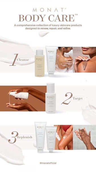 body wash, body lotion, body serum, hand cream, skincare routine, body scrub, product demo, lifestyle, minimalist, trustworthy, calm, neutral, brown