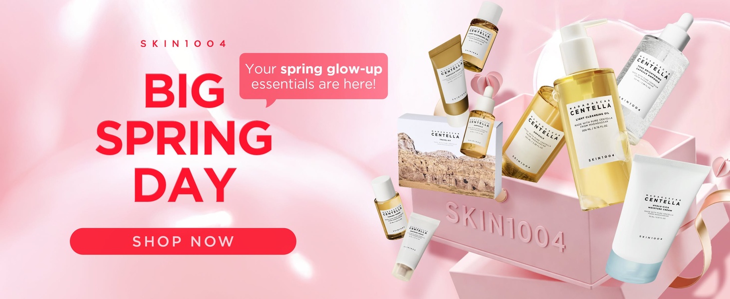 skincare products, facial serum, cleansing oil, moisturizing cream, skincare kit, face toner, new arrival, holiday sale, minimalist, fresh, playful, pink, pastel, spring campaign