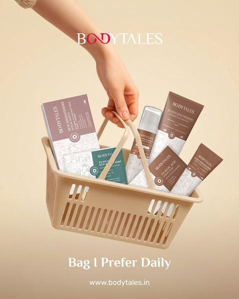 skincare products, face wash, brightening serum, sunscreen, cleansing soap, bestseller push, minimalist, lifestyle, trustworthy, calm, neutral, brown