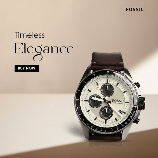 watch, timepiece, chronograph, wristwatch, men's watch, brand awareness, minimalist, luxurious, neutral, brown