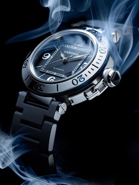 luxury watch, mens wristwatch, analog watch, stainless steel watch, automatic watch, designer timepiece, brand awareness, editorial, minimalist, luxurious, bold, black, neutral