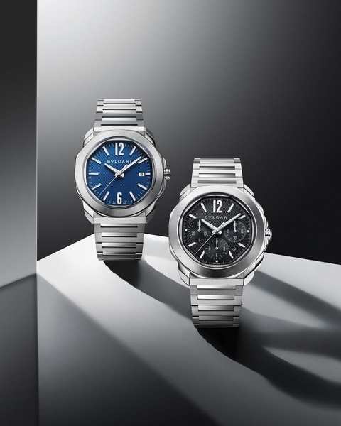 luxury watch, wrist watch, analog watch, metal band watch, chronograph watch, bestseller push, minimalist, editorial, luxurious, calm, neutral, blue