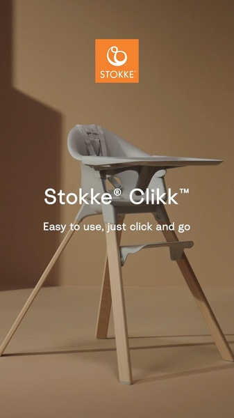 A clean, studio-shot image of a high chair against a solid background with minimal, legible overlay text highlighting the primary value proposition.