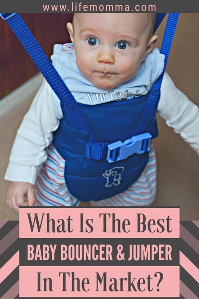 A high-conversion 2:3 ad creative featuring a close-up, high-engagement shot of a baby in a bouncer with a direct question headline.