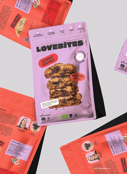 A high-quality, top-down flat lay shot of product packaging centered on a clean background, highlighting brand aesthetics and key product benefits.