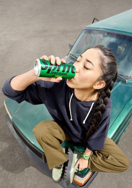 Casual Hero Shot for Lemon Lime Soda