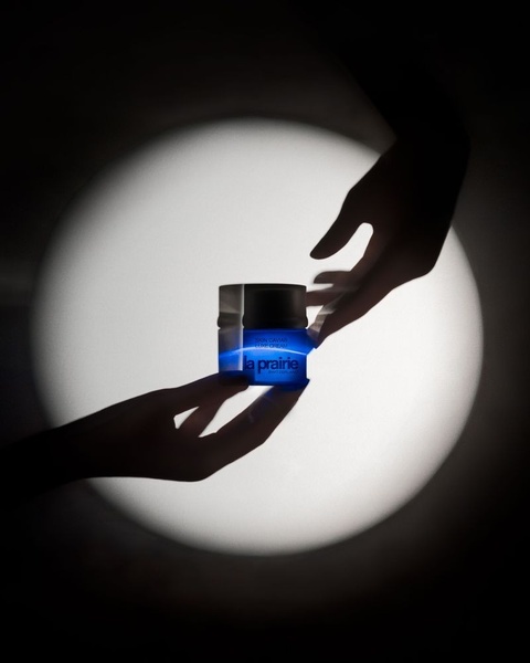 face cream, moisturizer, skin cream, night cream, day cream, luxury skincare, brand awareness, minimalist, editorial, luxurious, calm, blue, neutral, black
