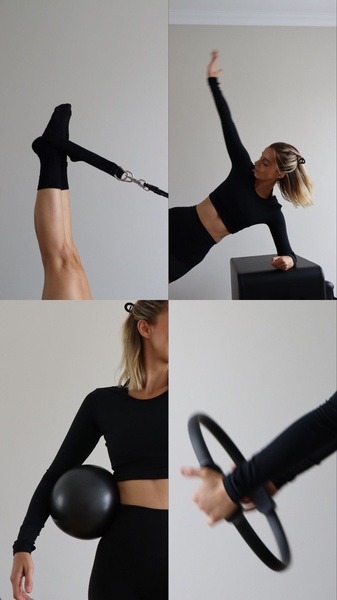 Pilates Equipment Multi-Grid Layout
