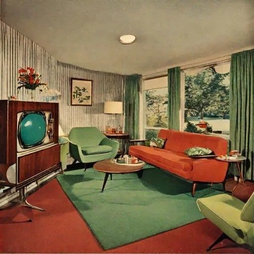 Mid-Century Modern Living Room Showcase