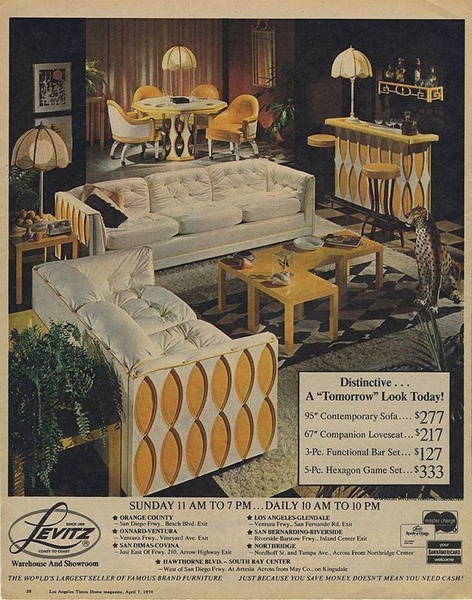 Levitz Furniture Warehouse and Showroom Ad