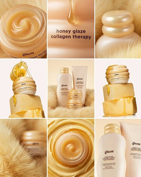 A high-conversion 4:5 product hero creative showcasing the honey glaze treatment through detailed, macro-style textures and clean studio lighting.