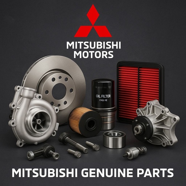 A high-end professional product photography composition showcasing a collection of essential vehicle maintenance parts on a dark, minimalist background.
