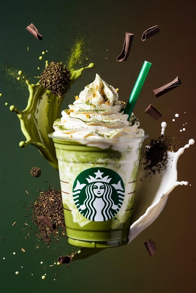 Matcha Frappe Product Hero Shot