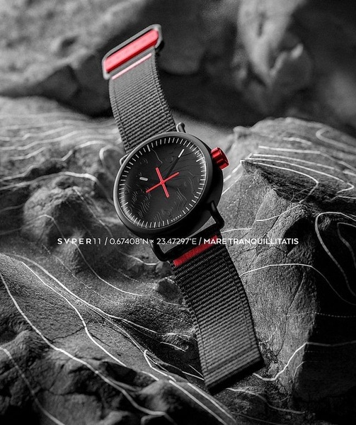 wristwatch, analog watch, nato strap watch, mens watch, fashion watch, dress watch, product launch, brand awareness, editorial, lifestyle, bold, luxurious, black, red, neutral