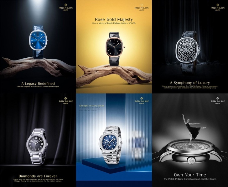 luxury watch, dress watch, analog watch, designer watch, timepiece, wrist watch, brand awareness, product launch, editorial, minimalist, luxurious, bold, black, gold, blue