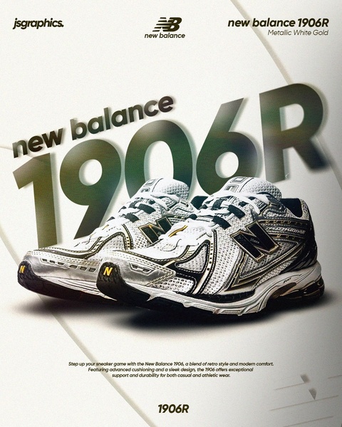 A high-contrast, professional product photograph featuring a metallic running shoe against a clean, architectural background.