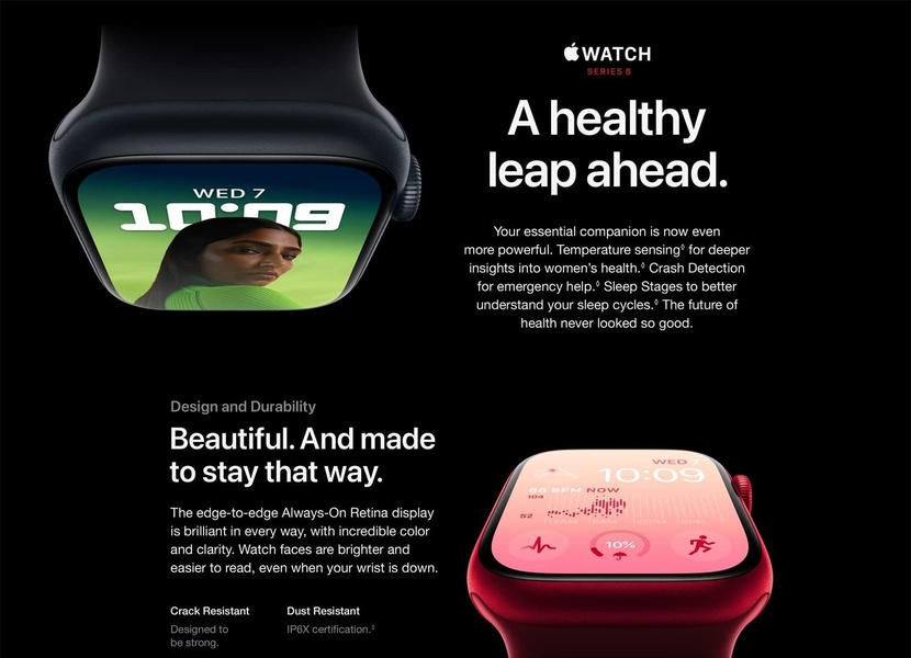 smartwatch, smart watch, fitness watch, health tracker watch, wearable tracker, activity watch, product launch, brand awareness, minimalist, modern typography, bold, trustworthy, black, red, neutral