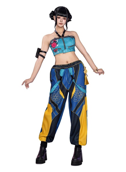 cosplay outfit, thematic costume, character costume, fancy dress, cosplay clothing, new arrival, lifestyle, playful, blue, yellow, neutral