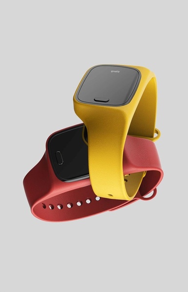 smartwatch, digital watch, fitness tracker, wrist watch, smart band, new arrival, minimalist, fresh, energetic, yellow, red, neutral