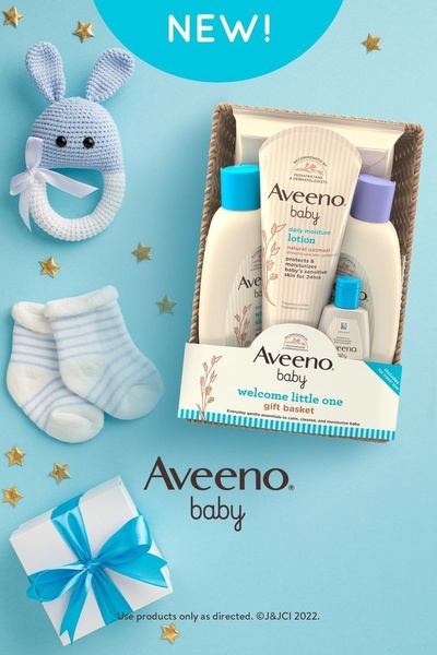baby gift set, baby gift basket, newborn gift set, baby care gift set, baby lotion set, baby skincare bundle, new arrival, bundle offer, flat lay, minimalist, fresh, playful, blue, neutral, pastel