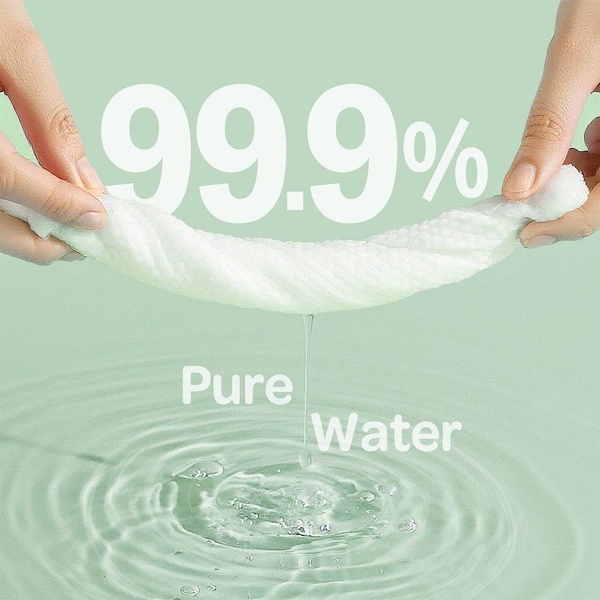 baby wipes, wet wipes, water wipes, sensitive skin wipes, gentle baby wipes, fragrance free wipes, brand awareness, product launch, minimalist, modern typography, fresh, trustworthy, green, neutral