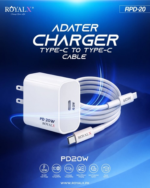 RoyalX RPD-20 Type-C Charger Display