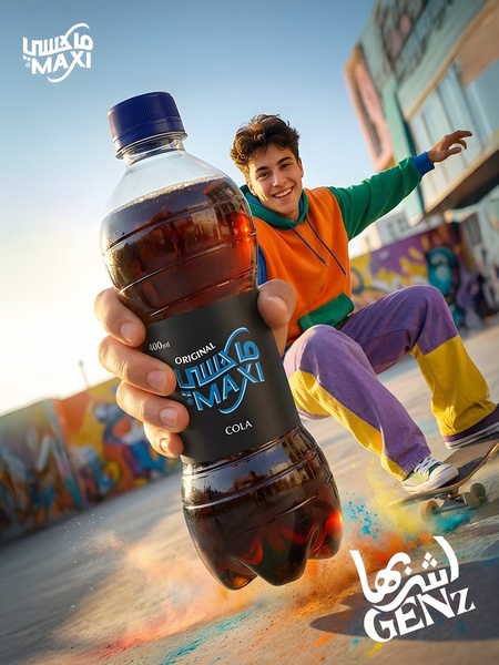 Forced Perspective Cola Lifestyle Ad