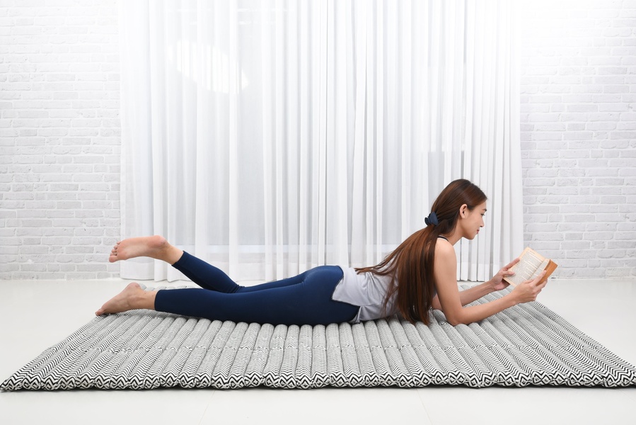 Minimalist Floor Mattress Lifestyle Concept