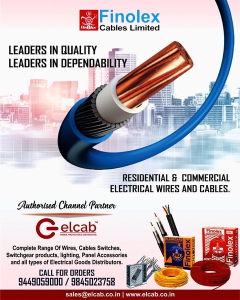 A clear, authoritative advertisement for electrical wires that emphasizes brand trust and quality through high-resolution product imagery.