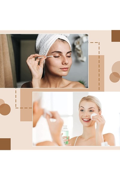 cotton swabs, cotton pads, makeup remover pads, facial cotton rounds, cotton buds, skincare cotton, brand awareness, product launch, lifestyle, editorial, calm, warm, pastel, brown, neutral