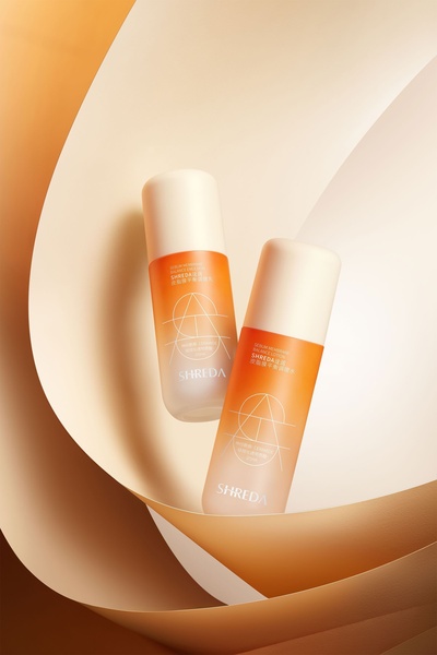 face lotion, skin emulsion, balancing toner, facial moisturizer, skincare bottle, bestseller push, minimalist, editorial, calm, fresh, orange, neutral