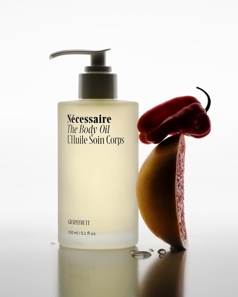 body oil, skin oil, moisturizing oil, skincare product, body treatment, new arrival, minimalist, editorial, fresh, luxurious, neutral