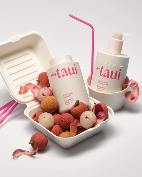 bath salts, body cream, skincare bottles, body lotion, beauty products, new arrival, minimalist, flat lay, fresh, playful, pink, neutral