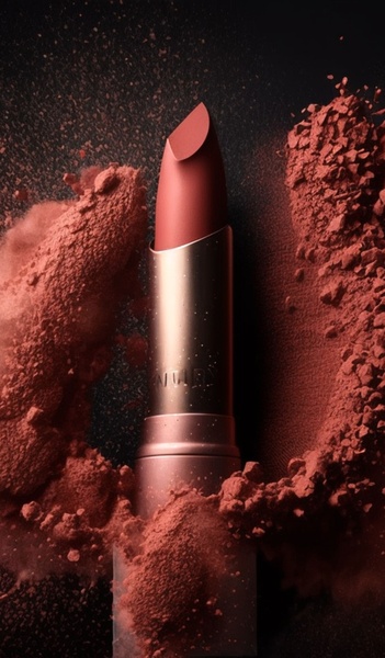 lipstick, matte lipstick, makeup, beauty products, cosmetic product, bestseller push, minimalist, editorial, luxurious, bold, pink, black