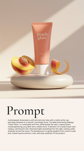 face cream, skincare tube, facial lotion, moisturizing cream, skincare product, new arrival, minimalist, calm, fresh, pink, neutral