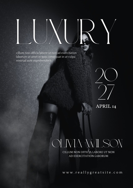 Luxury Editorial Fashion Ad