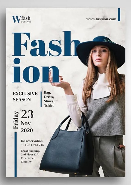 fashion event, style showcase, seasonal collection, fashion festival, clothing exhibition, new arrival, brand awareness, editorial, luxurious, blue, neutral
