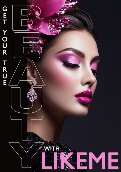 makeup, cosmetics, beauty products, lipstick, eyeshadow, face makeup, beauty kit, brand awareness, editorial, luxurious, bold, pink, purple