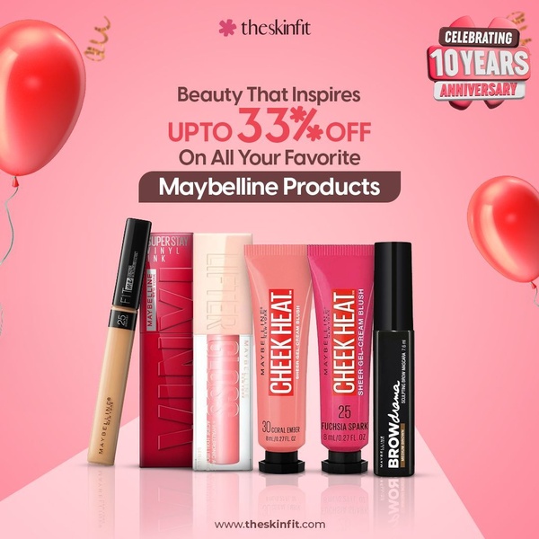 makeup, cosmetics, beauty products, face makeup, lip products, concealer, blush, sale promotion, brand awareness, minimalist, playful, energetic, pink, red
