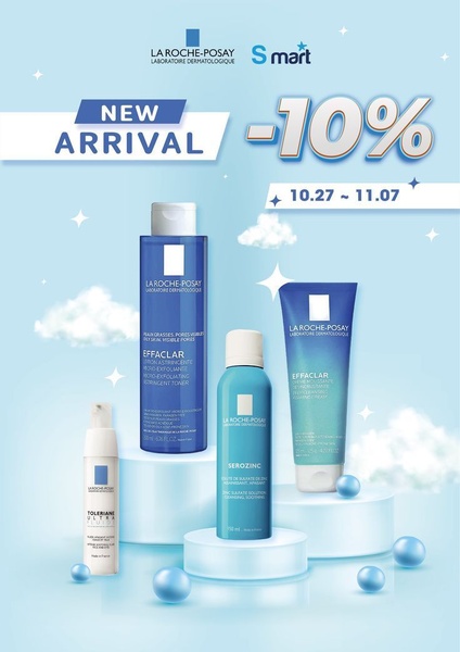 skincare products, face care, beauty products, cosmetics, skin treatment, facial care, dermatology products, new arrival, sale promotion, minimalist, fresh, calm, blue, pastel