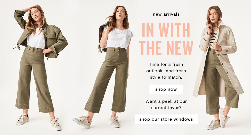 outfit set, wide leg pants, casual clothing set, cropped jacket, trench coat outfit, new arrivals clothing, new arrival, brand awareness, editorial, minimalist, fresh, calm, green, neutral, spring campaign
