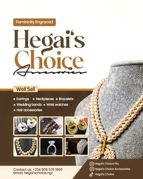 This ad creative utilizes a structured grid layout to display a variety of jewelry items including earrings, necklaces, and rings against a professional brand backdrop.