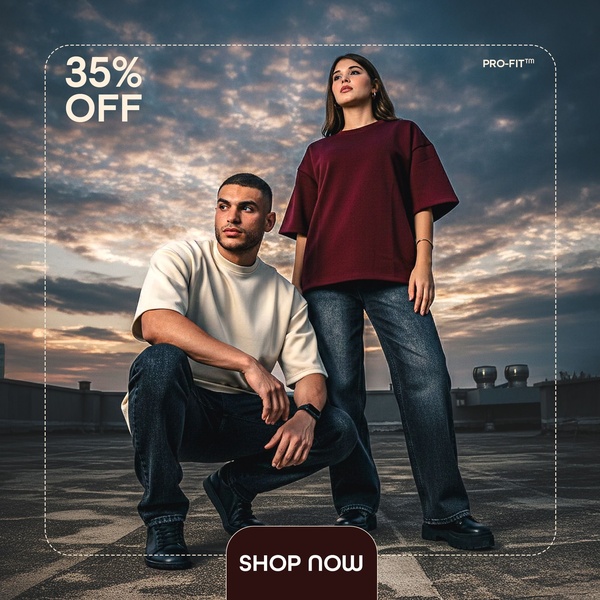 oversized t-shirt, oversized tee, casual t-shirt, unisex t-shirt, crew neck tee, basic tee, cotton t-shirt, sale promotion, limited time deal, outdoor, editorial, bold, energetic, blue, neutral, brown