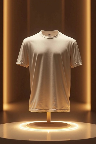t-shirt, cotton t-shirt, crew neck shirt, short sleeve shirt, basic t-shirt, plain shirt, bestseller push, minimalist, editorial, luxurious, calm, neutral, gold